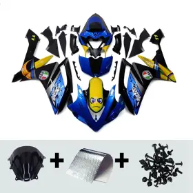 Lemyimocnf88 Sportfairings R12007-38 #lemyimocnf88 Injection Fairings Kit For Yamaha 2007 2008 Yzf-r1 07 08 Bodywork Yellow Blue