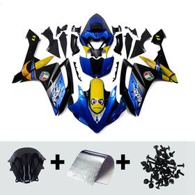 Sportfairings R12007-38 #qinycai Plastic Fairings For Yamaha 2007 2008 Yzf-r1 07 08 Abs Bodywork Yellow Blue