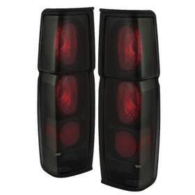 Spyder 847245078216 Nissan Hardbody 86-97 Euro Style Tail Lights Black Smoke Alt-yd-nh86-bsm