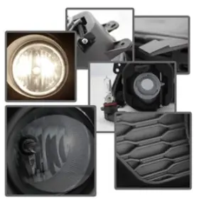 Fl-dch2011-s Spyder 847245080738 Dodge Charger 2011-2014 Oem Style Fog Lights With Switch- Smoke
