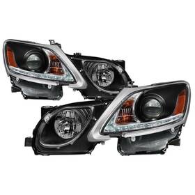 Spyder 847245082800 Lexus Gs 300 / 350 450 06-11 Headlights - Hid Model Only Black Pro-yd