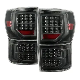 Alt-jh-ttu07-led-g2-bk Spyder 9034466 Xtune Fits Toyota Tundra 07-13 Led Tail Lights Black