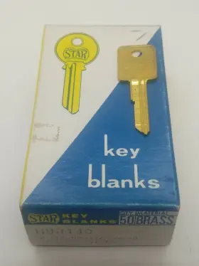 P1098c Star Hbr14c Box Of 50 B50 Key Blank For Gm 1987-1990 Car Ignitions.