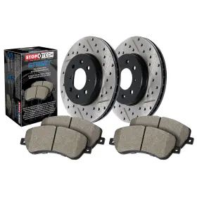 938.63509 Stoptech For Street Axle Pack Drilled And Slotted Rear