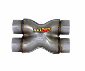 Sas149 Street Armor Brand New Stainless Steel 2 1/4 Inch X Pipe