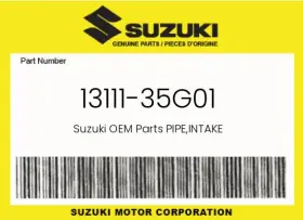 13111-35g01 Suzuki Genuine Pipe Intake -