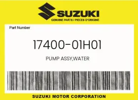 17400-01h01 Suzuki Genuine Pump Assy Water -