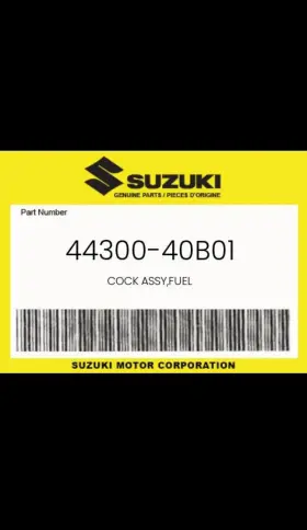 44300-40b01 Suzuki Genuine Cock Assy Fuel -
