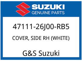 Suzuki 47111-26j00-rb5 Oem Part Cover Side Rh White