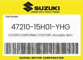 47210-15h01-yhg Suzuki Genuine Cover Comp Fram For Grf Includes Item S 3 - 4