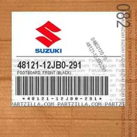 48121-12jb0-291 Suzuki Oem Part Footboard Front Black
