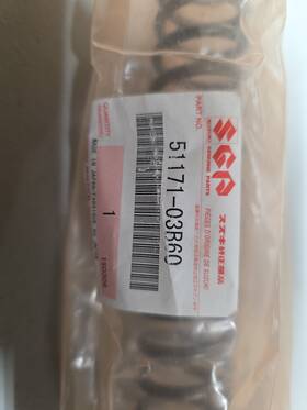 Suzuki 5117103b60000 51171-03b60-000 Spring Fr K 0.30 New Genuine Oem Part