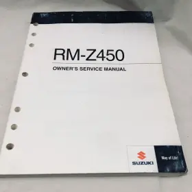 99011-28h56-03a Suzuki Rmz-450 Rmz Oem Service Manual Part Apr 2013
