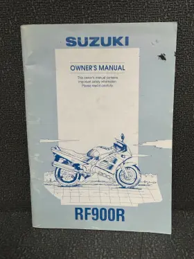 99011-31e60-03a Suzuki Oem Parts 99011-31e50-03a Rf900r Owners Manual Rf 900 900r Book