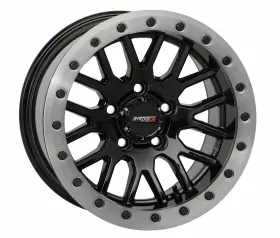 15s3-9144 System 3 Sb-9 Beadlock Wheel - 15x9 5 4 10mm 5/4.5 Gloss Black