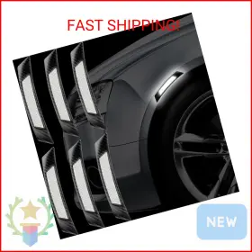 Tallew-reflective-012 Tallew 6 Pieces Car Reflective Trim Carbon Fiber Side Marker Stickers Automotive Exteri