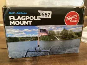 Taylor Made 040011730220 Flagpole Mount For Boats Kw Series #943 By Lippert New Open Box