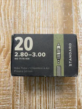 524y3262 Teravail Standard Tube - 20 X 2.8 3 32mm Presta Valve