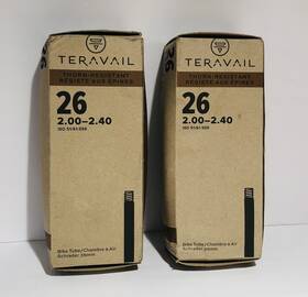 Teravail 54720461 Lot Of 2 Protection Tube - 26 X 2.4 35mm Schrader Valve