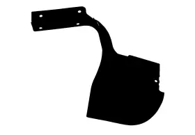 1058757-00-a Tesla 2016-2020 Model S Rear Left Splash Guard Cover
