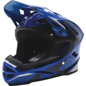 644062 Thh T-42 Acceler Bmx Bicycle Helmet Blue/black/white Sz M