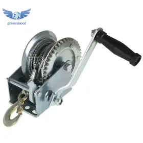 Gm714880 Thomletha 1600lbs Hand Winch Boat Crank With Cable Manual Winches