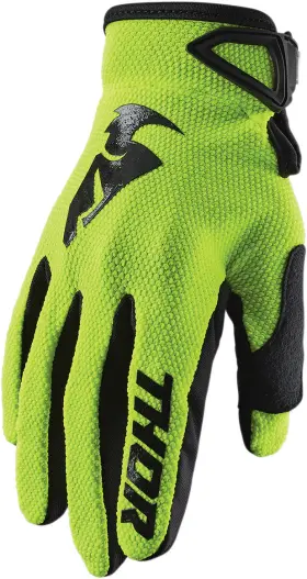 3330-5879 Thor Sector Gloves - Acid/black Medium
