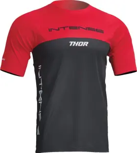 5020-0209 Thor Intense Assist Censis Short-sleeve Red Black Jersey Size 2x-large