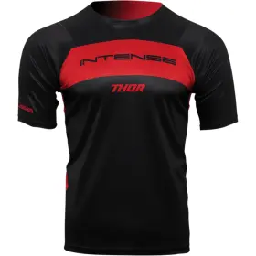 5120-0150 Thor Intense Assist Short Sleeve Dart Jersey X-small Black/red