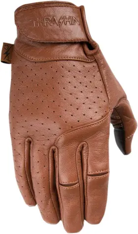 Tsg-0000-11 Thrashin Supply Company Siege Perforated Gloves - Brown X-large
