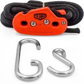 Rtb3815org Tie Boss - 3/8 Inch Heavy Duty 300 Lbs Working Load Limit Large Orange
