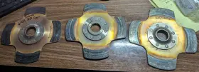 Til64185-8-vv-29 Tilton Engineering 7.25 Inch 3-plate Cerametallic Clutch Disc 29 Spline