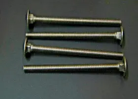 6n800din1 Titan 6n800din1/603 Four 4 M6 X 80 Carriage Bolts Screws Thule Stainless Square Neck