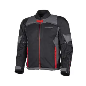 8767-0601-05 Tourmaster Mens Intake Air V6 Jacket - Red/grey Medium