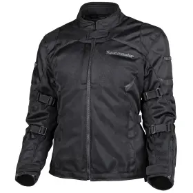 8767-0605-76 Tourmaster Womens Intake Air V6 Jacket - Black/black Large