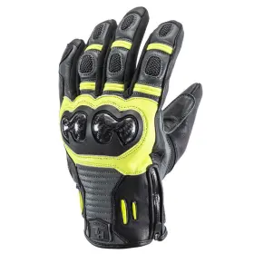 8850-0113-09 Tourmaster Full Leather Trailbreak Mens Gloves - Hi-viz 3xl
