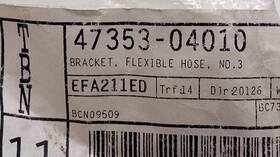 Toyota 47353-04010 Genuine Parts Bracket Flexible Hose 2005-2016 Tacoma
