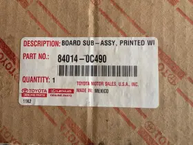 Integration2009-2018 Toyota 84014-0c490 Board Sub-assembly Printed Wire