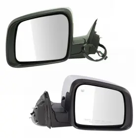 Mra04349 Trq Mirror Assembly Set Power Folding Heated Memory Chrome 2014-2020 Jeep Piece