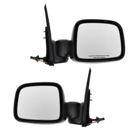 Mra09150 Trq Mirror Assembly Set 2 Piece Electric Adjustment No Memory Compatible Nissan