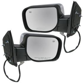 Trq Mra09224 Mirror Assembly Set Electric Heated Chrome 2004-2005 Infiniti Qx56 Nissan Piece