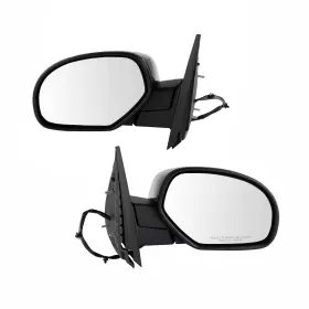 Mra09658 Trq Mirror Assembly Set Driver Passenger Electric Heated Chrome 2007-2014 Suburban