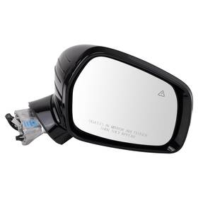 Trq Mra19990 Passenger Side Power Heated Mirror With Blind Spot Indicator Compatible Smooth