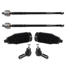 Trq Psa50702 Steering Rack And Pinion Bellow Tie Rod Compatible With Mitsubishi Mirage Front