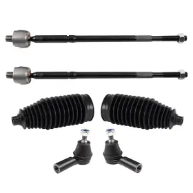 Psa50702 Trq Steering Rack And Pinion Bellow Tie Rod Compatible With Mitsubishi Mirage Front