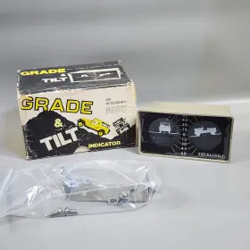 1255-2 Trueline Instruments Vintage Grade Tilt Indicator Jeep 4x 4 Gauge
