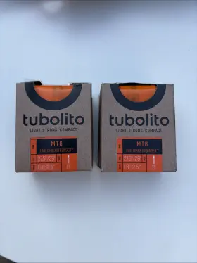 33000008 Tubolito 2 Tubo Mtb Tube - 27.5/29 X 1.8-2.5 Inch Presta Valve Orange