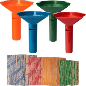Ybzhk001 Useamie Coin Storage Sorter Tubes 4 Color Coded Counters For Quarters