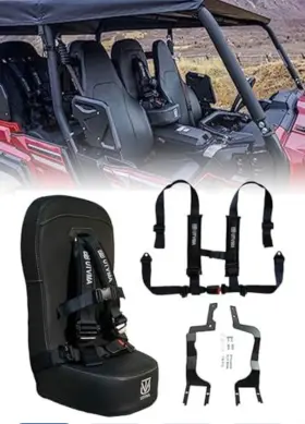Utvmawolx2x4bs Utvma Yamaha Wolverine X2/x4 Rmax2/rmax4 Front Bump Seat Jump Center S