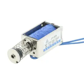 A13060500ux0014 Uxcell Pull Push Type Open Frame Solenoid Electromagnet 45n 9.9 Lb. 10 Mm Dc